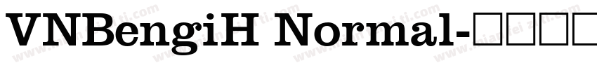 VNBengiH Normal字体转换